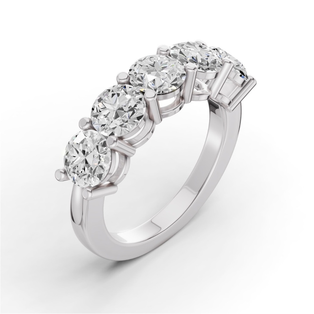 Elegant Lab Diamond Anniversary Women's Ring 1.5 carat E VS